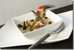 veloute celeri fenouil crabe 3