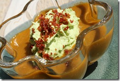 veloute tomate roquette