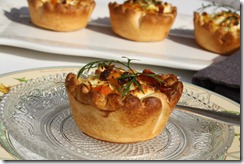 tartelette potiron chevre