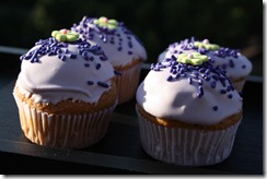 cupcake a la lavande