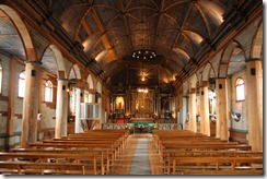 église de achao intérieur