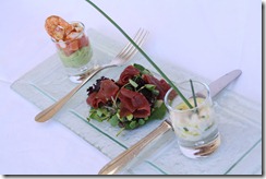 trio carpacio tartare