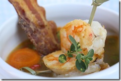 potage lentille gambas 2