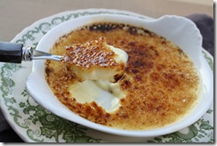 creme brulee fleur oranger