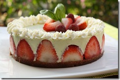 fraisier basilic