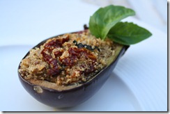 medaillon agneau aubergine