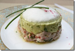 tartare veau thaie bavarois