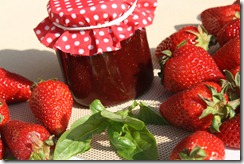 confiture fraise basilic