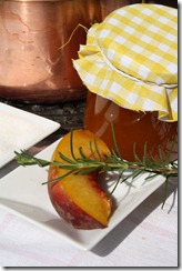 confiture peche romarin 2