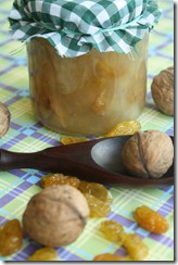 confiture poire raisin noix 2