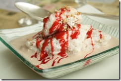 neige turon anglaise fruit