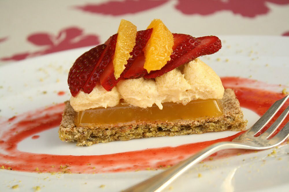 dacquoise pistache dacquoise pistache creme amande fraise 2